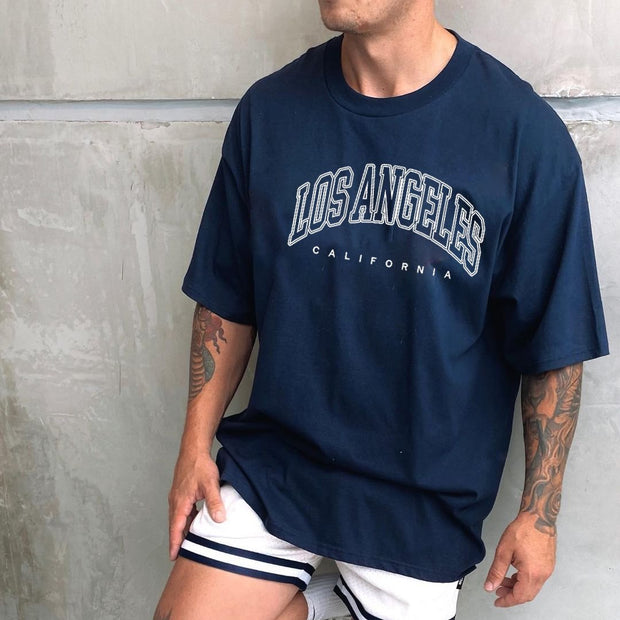 LA Graphic Print Short Sleeve T-Shirt