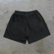 Trendy Retro Print Butterfly Street Shorts
