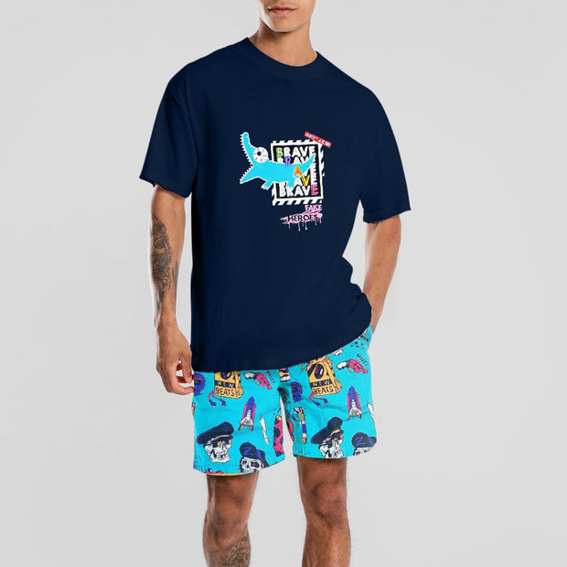 Personalized printed leisure sports suit