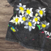Fashion street style graffiti personalized T-shirt