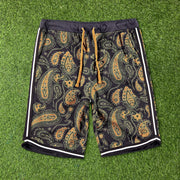 Fashion retro cashew flower sports casual shorts