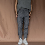 Retro fashion boyfriend knitted temperament trousers