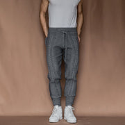 Retro fashion boyfriend knitted temperament trousers