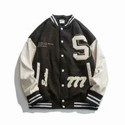 Autumn and winter color matching jacket