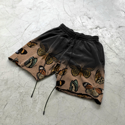 Fashion gradient retro street shorts