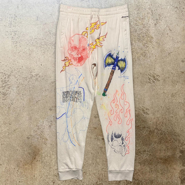 Personalized street style men's printed trousers fashion sports pants