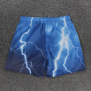 Lightning Cross Street Mesh Shorts