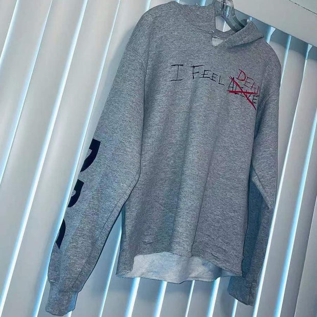 I feel dead casual street sports home hoodie