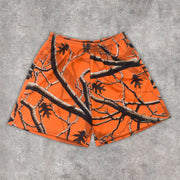 Statement Street Style Printed Mesh Track Shorts