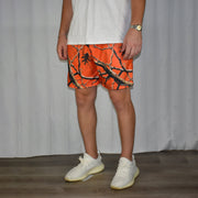 Statement Street Style Printed Mesh Track Shorts