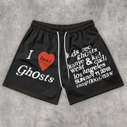 Retro Fashion Street Hip Hop Sports Shorts
