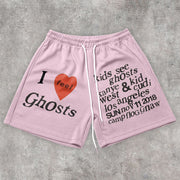 Retro Fashion Street Hip Hop Sports Shorts