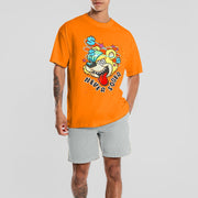 Casual printed sports shorts suit