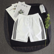 Three bars sports pants straight shorts