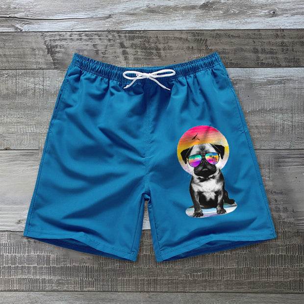 Casual printed swimming shorts