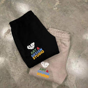 Love graffiti casual street sports home pants