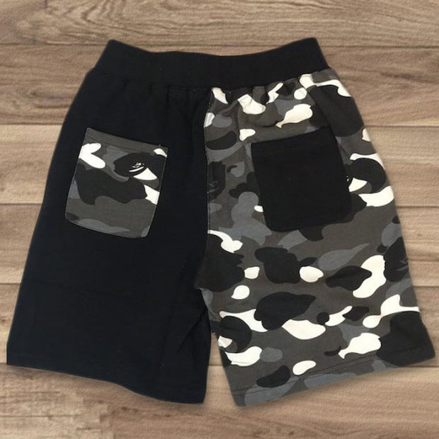Fashion casual camouflage print shorts