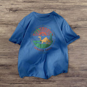Street style printed short-sleeved T-shirt