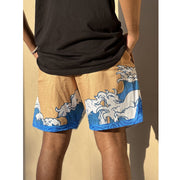 Trendy casual retro street shorts