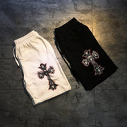 Cross casual print street shorts