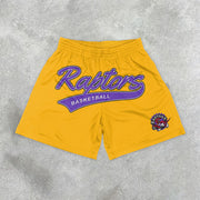 Casual Printed Mesh Track Shorts