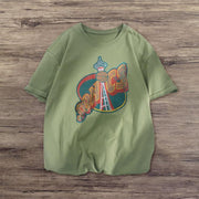 Street fashion sports short-sleeved T-shirt
