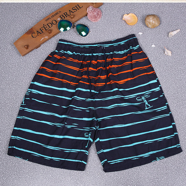 Casual sports shorts beach pants men's quick-drying five-point pants