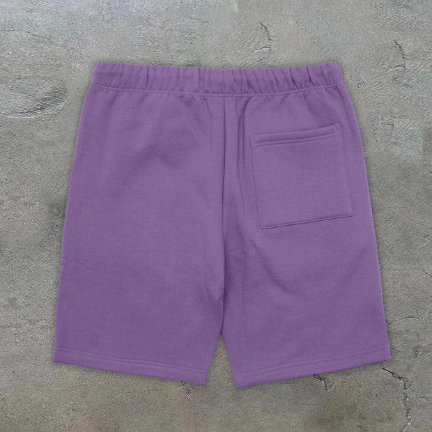 Spoof skulls are retro street shorts