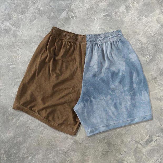 Personalized retro print men's shorts