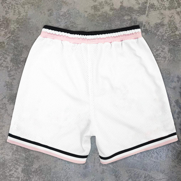 Fashion Retro Art Simple Mesh Shorts