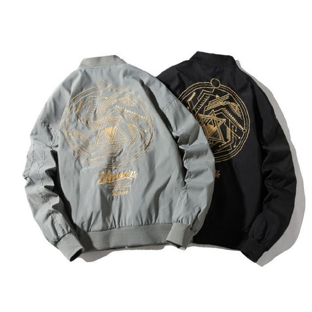 American retro embroidery casual loose trend handsome baseball uniform