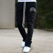 Retro print tide brand casual fashion trousers