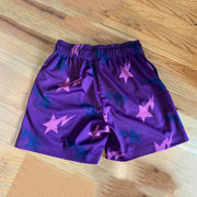 Personalized trend lightning print sports mesh shorts