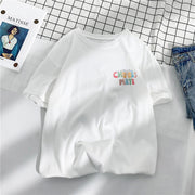 Casual loose fashion short sleeve T-shirt