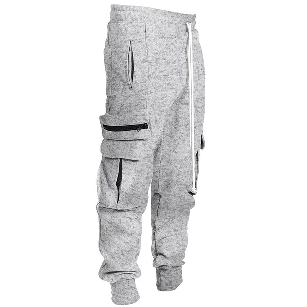 Overalls men's autumn and winter new sports and leisure multi-pocket hip-hop high street trousers men