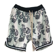 Cashew flower sports five-point pants