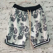 Cashew flower sports five-point pants