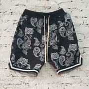 Cashew flower sports five-point pants