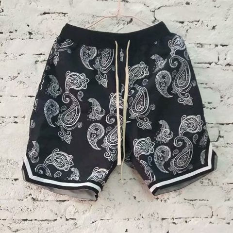 Cashew flower sports five-point pants