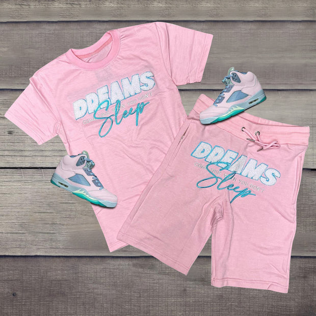 Trendy Letter Print Crew Neck T-Shirt Set