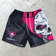 Fashion Skull Personality Retro Street Shorts
