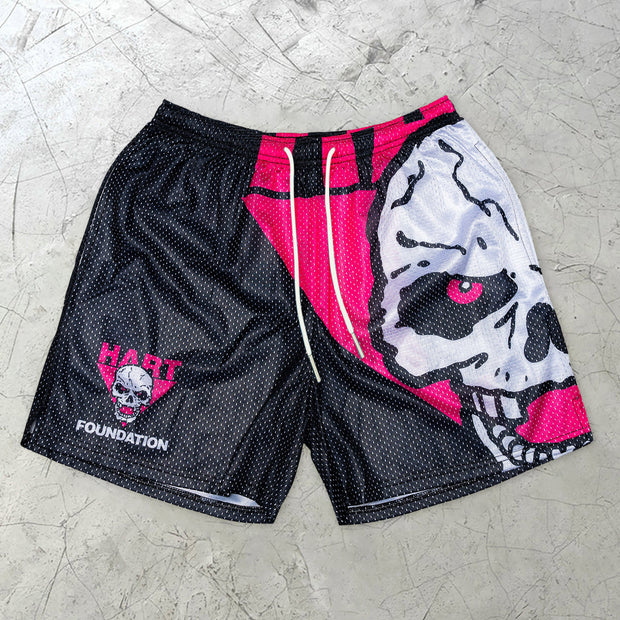 Fashion Skull Personality Retro Street Shorts