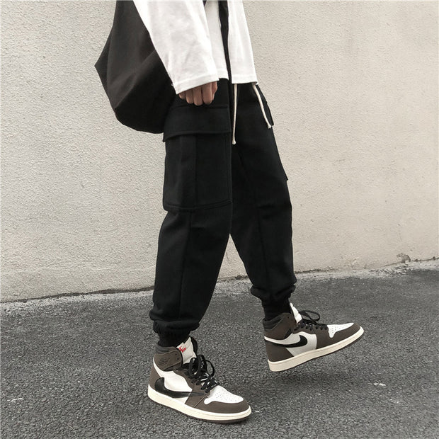 Drawstring trousers for boys sports casual trousers