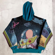 Street retro casual fashion long-sleeved hoodie