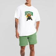 Personalized casual printed sports shorts suit