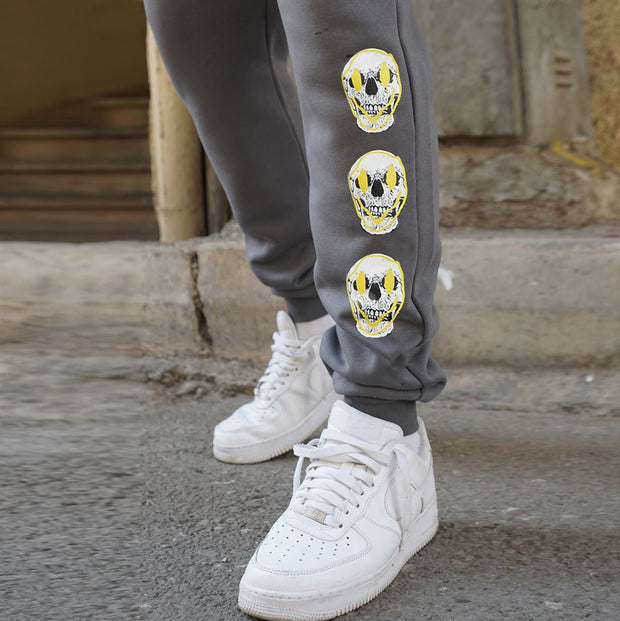 Vintage Street Print Sweatpants