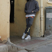 Vintage Street Print Sweatpants