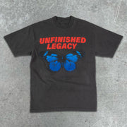 Butterfly Graphic Print Short Sleeve T-Shirt