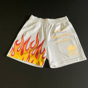Fashion trend hip-hop print sports shorts