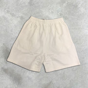 graphic print elastic shorts